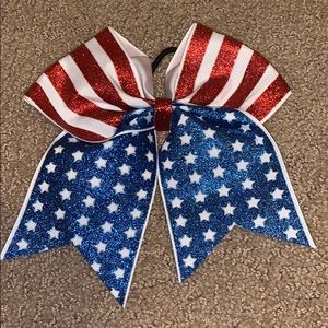 Fourth of July cheer bow